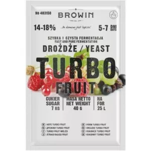 DROŻDŻE GORZELNICZE TURBO FRUIT 5-7 DNI, 40g