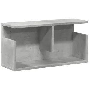 Półka ścienna, 60x20x30 cm, betonowa szarość