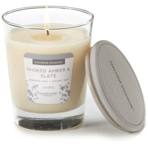 Candle-lite Essential Elements - Smoked Amber & Slate - 255 g
