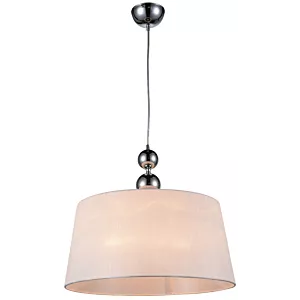 CLARA LAMPA WISZĄCA 45 1X60W E27 CHROM / BIAŁY