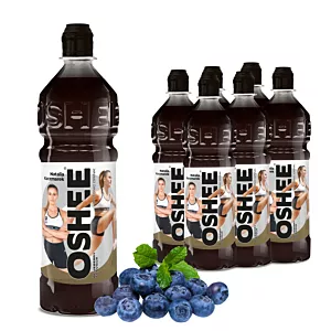 6x OSHEE TEAM O Isotonic Drink blueberry jagoda 750 ml