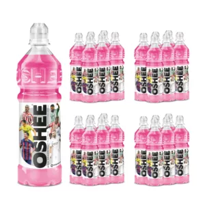 24x OSHEE Isotonic Drink różowy grejpfrut 750 ml