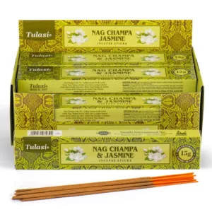 Kadzidełka Tulasi Nag Champa - JAŚMIN - Jasmine