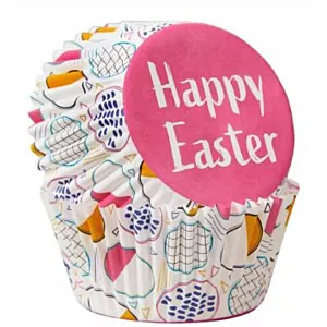 Wilton FOREMKI PAPILOTKI - HAPPY EASTER - 75szt