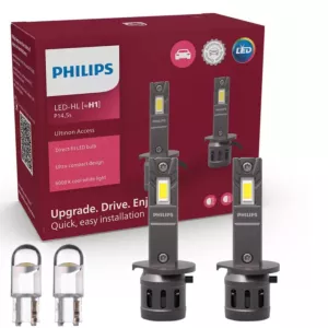 Żarówki LED H1 PHILIPS Ultinon Access 6000K + W5W