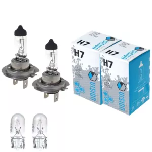 Żarówki 2x H7 VISION PX26d 12V 55W + 2x W5W