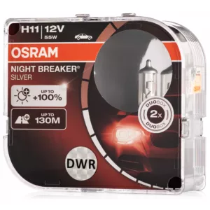 Mocne żarówki H11 OSRAM Night Breaker Silver +100%