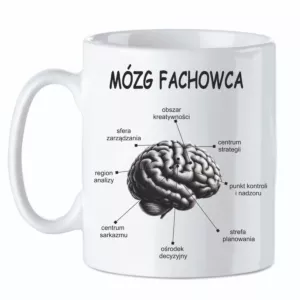 Kubek Mózg Fachowca Śmieszny Prezent Upominek + pudełko