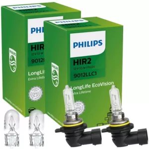 Żywotne żarówki HIR2 PHILIPS Long Life + W5W