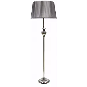 GILLENIA LAMPA PODŁOGOWA 1X60W E27 SREBRNA