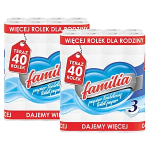 Papier toaletowy 40R FAMILIA 3W - 80 Rolek