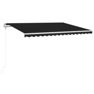 Automatycznie zwijana markiza, LED i czujnik wiatru, 400x300 cm