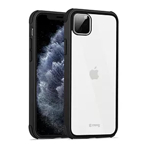 Crong Trace Clear Cover - Etui iPhone 11 Pro (czarny/czarny)