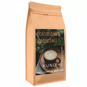 Kawa ziarnista 1kg ŚWIEŻO PALONA 100% ARABICA Colombian Waterfall KOLUMBIA