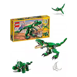 LEGO Creator 3 w 1 31058 Potężne dinozaury + etykieta prezentowa+ naklejka