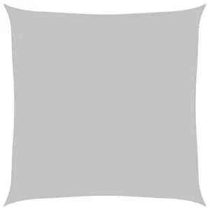 Żagiel przeciwsłoneczny, jasnoszary, 3,6x3,6 m, 100% poliester