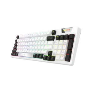 AQIRYS Klawiatura mechaniczna 96%/95 klawiszy przewodowa ADARA white/black