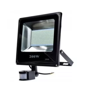 halogen naświetlacz LED SMD 200w 6500K z czujnikiem zewnętrzny