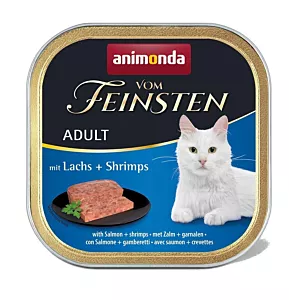 ANIMONDA Vom Feinsten Classic Cat łosoś i krewetki - mokra karma dla kota - 100g