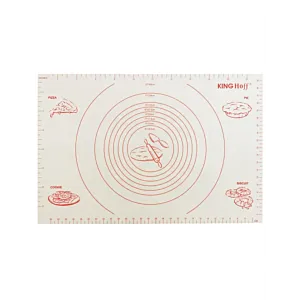 STOLNICA SILIKONOWA 60x40cm MATA KUCHENNA BIAŁA KINGHOFF KH-1537