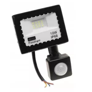 halogen naświetlacz LED SMD 10w 6500K z czujnikiem ruchu zewnętrzny IP66