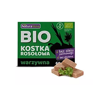 BIO Kostka Rosołowa Warzywna 66g - Naturavena