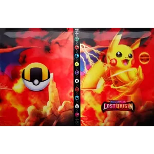 DUŻY ALBUM KARTY POKEMON KLASER NA 432 KART - 3D