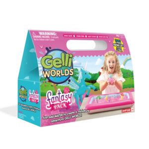 Zestaw do tworzenia gelli z figurkami i tacą Gelli Worlds Fantasy Pack 3+, Zimpli Kids