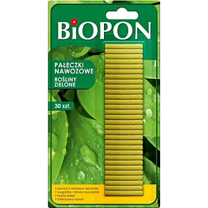 Biopon pałeczki do roślin zielonych 30szt.