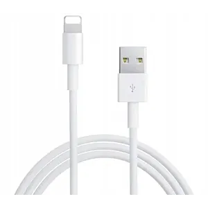 KABEL ŁADOWARKA USB- LIGHTNING DO IPHONE IPAD IPOD 8pin 2A 1m