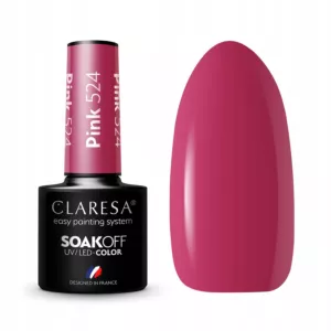 CLARESA Lakier hybrydowy PINK 524 - 5g