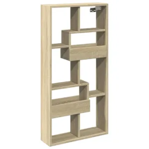 Szafka wisząca, dąb sonoma, 50x15x100, materiał drewnopochodny