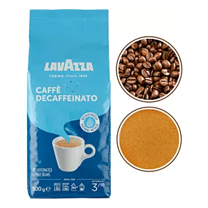 Lavazza Caffe Decaffeinato Kawa Ziarnista 500G