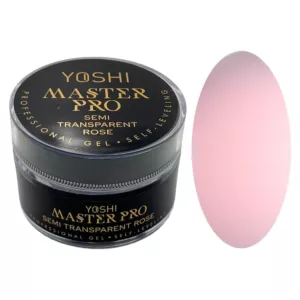 Yoshi Żel samopoziomujący Master Pro SEMI TRANSPARENT ROSE - 50ml