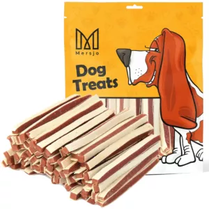 Przysmak dla psa - Miękkie paski z kaczki sandwich Mersjo 500g