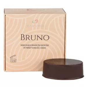 100% Naturalna Nawilżająca Maseczka do twarzy z kakao "Bruno"