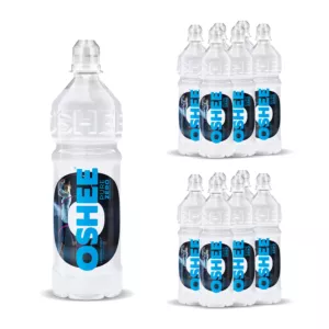 12x OSHEE ZERO Sport Drink PURE cytryna - mięta bez cukru 750 ml