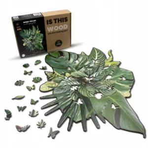  Puzzle drewniane Liście Dżungli | Jungle Leaves | 435 elementów | XXL