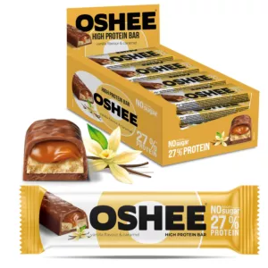 12x Baton proteinowy Oshee wanilia i karmel 49g