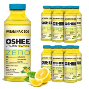 12x OSHEE Vitamin Water witamina C500 555 ml