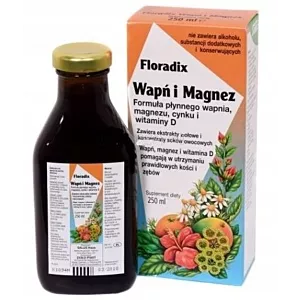 Floradix Saludynam Wapń i Magnez 250ml