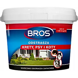 Bros preparat odstraszający krety psy koty 450ml