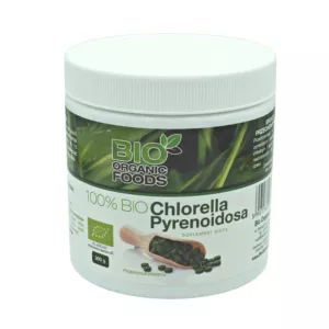 BIO Chlorella Pyrenoidosa tabletki BIO Organic Foods 300 g