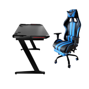 Fotel gamingowy z profesjonalnym biurkiemV4, zestaw dla gracza