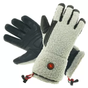 Ogrzewane rękawiczki w stylu shearling, GS3, ROZMIAR L