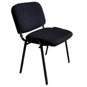 Krzesło ISO czarne stelaż czarny konferencyjne
