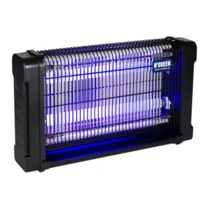LAMPA OWADOBÓJCZA MOCNA NA KOMARY MUCHY SKUTECZNA N'OVEEN IKN20 CZARNA