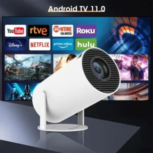 Projector HY300 PRO 4K HY300 ANDROID 11 WIFI6 BT5.0 H713 KINO DOMOWE