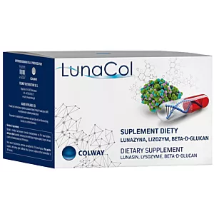 LunaCol 60 kapsułek - Lunazyna Lizozym Beta-D-Glukan