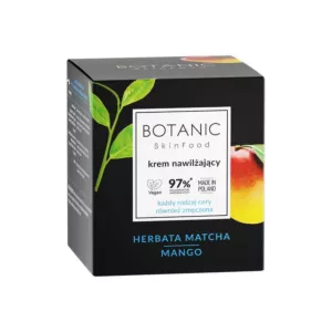 Botanic Skinfood Nawilżający Krem Do Twarzy Herbata Matcha i Mango 50 ml